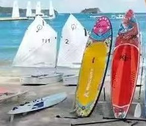 海岛风情3日游封面图，涠洲岛南湾海上运动公园帆船与海滩