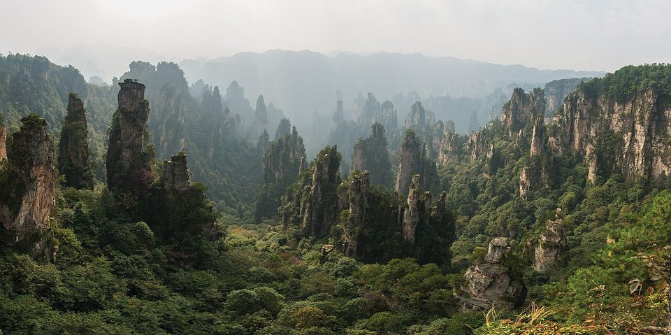张家界天子山峰林